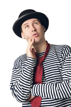 Confused mime