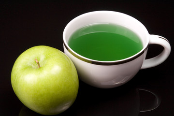 Green Tea And Apple