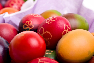 Obraz na płótnie Canvas Colorful Easter Eggs