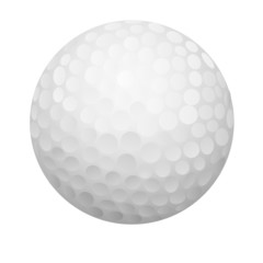 a vector illustration a golf ball