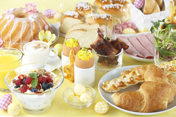 osterfrühstückstisch