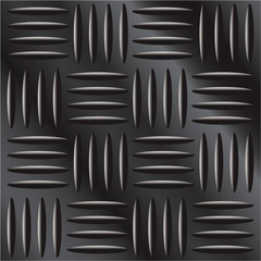 Vector illustration of dark metal crosshatch pattern