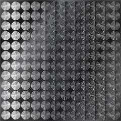 Dark metal background with circle pattern
