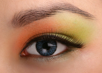 Fototapeta premium closeup of female eye