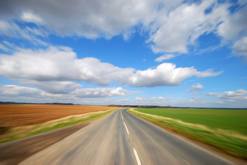 Fototapeta premium Country road