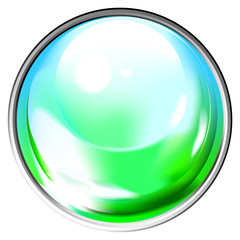 Colored transparent sphere