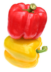 des poivrons superposés
