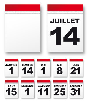 Calendrier (bloc)