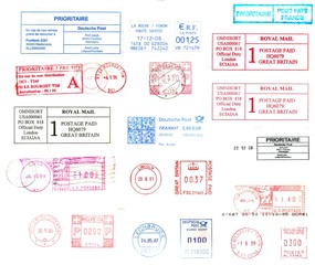 postmarks from the world ( background )
