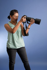 Woman and Camera