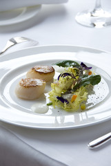 Capesante e verdure