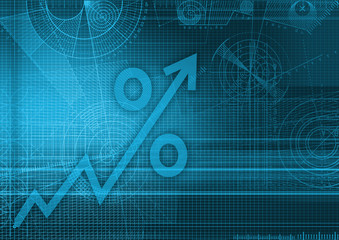 Obraz premium growing up percent turquoise