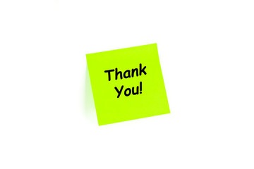 Thank You! on a Post-It