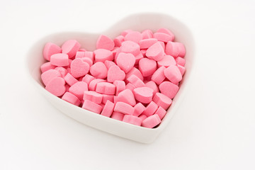 Pink Heart Shape Candy
