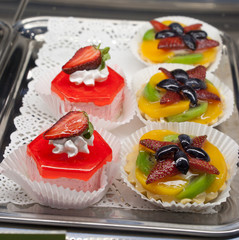 Market display of a food shop