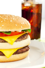 Double cheese burger