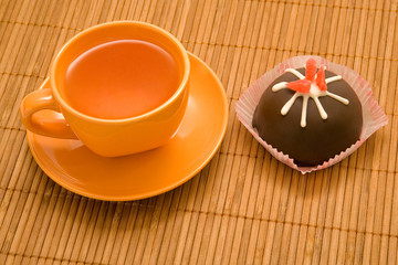 Plate of Sweets and tea cup