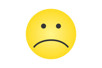 Unzufriedener Smiley