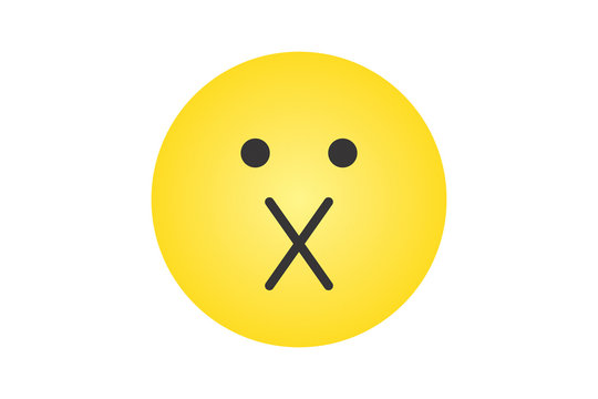 Sprachloser Smiley