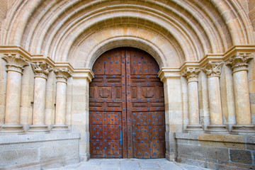 Fototapeta premium Puerta de la catedral de Ciudad Rodrigo, Salamanca (Spain)