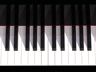 Piano keyboard