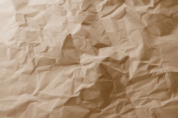wrinkled and crushed paper