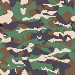 Army camouflage seamless pattern