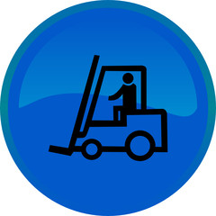 Forklift truck web button
