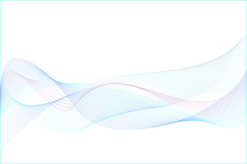 Abstract blue purple vector water waves