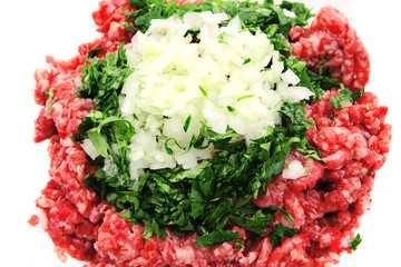 minced meat close up