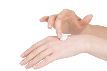 Beautiful female hands..