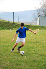 Calciatore prima - obrazy, fototapety, plakaty