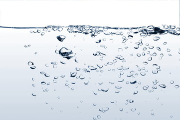fresh water with bubbles