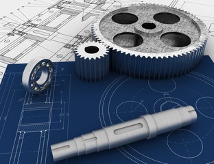 mechanical sketch ang gear