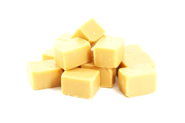 Caramel Fudge Blocks Candy