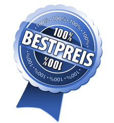 100% Bestpreis Button