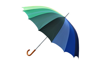 Multicolored Umbrella with Clipping Path