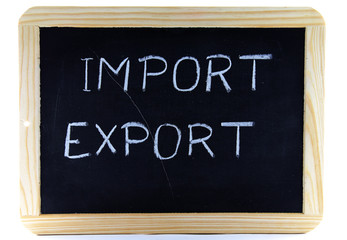 Obraz premium import export