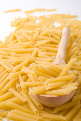 raw italian macaroni