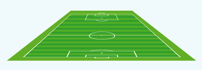 Aerial View of Soccer Field © nart