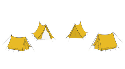 campement tentes © Pétrouche