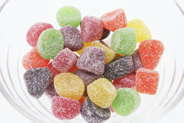 Lollies in Glass Bowl