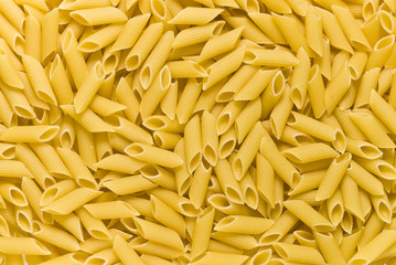 Background from italian raw macaroni