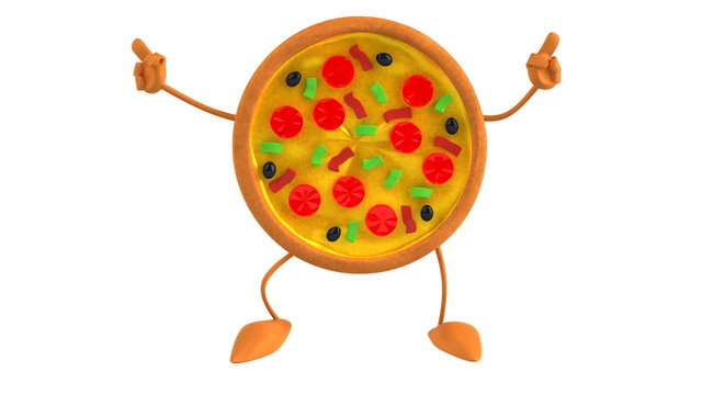 Pizza qui danse