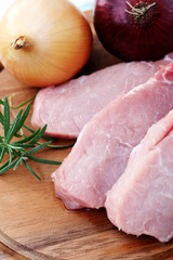raw pork