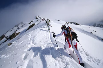Rolgordijnen ski alpinisme © Olivier Mansiot
