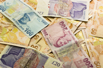 Background of banknotes