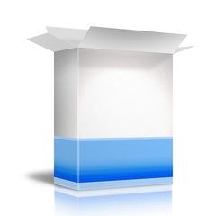 Cardboard boxes with generic printing