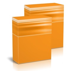 Cardboard boxes with generic printing