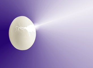 Glowing egg
